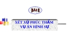 Bài giảng Luật Tố tụng Hình sự: Bài 8 - ThS. Võ Thị Kim Oanh