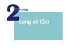 Bài giảng Kinh tế học vĩ mô - Chương 2: Cung và cầu