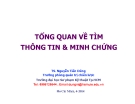 Bài giảng Tổng quan về tìm thông tin & minh chứng - TS. Nguyễn Tiến Dũng