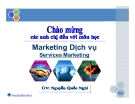 Bài giảng Marketing Dịch vụ - GV. Nguyễn Quang Nghị