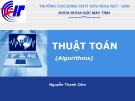 Bài giảng Thuật toán: Chương 5 - GV. Nguyễn Thanh Cẩm