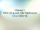 Bài giảng Tài chính tín dụng: Chương 1