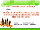 Đề tài: Triết lý về quản trị nhân sự tại trung tâm khuyến nông TP.HCM