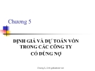 Bài giảng Tài chính công ty nâng cao: Chương 5