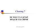 Bài giảng Tài chính công ty nâng cao: Chương 7