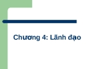 Bài giảng Quản trị học: Chương 4 (tt)