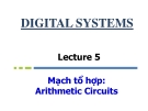 Bài giảng Nhập môn mạch số: Chương 5 - Hà Lê Hoài Trung