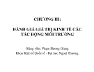 Bài giảng Kinh tế môi trường: Chương 3 -  Phạm Hương Giang