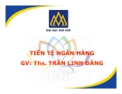 Bài giảng Tiền tệ ngân hàng: Chương 5 (tt) - ThS. Trần Linh Đăng