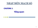 Bài giảng Nhập môn mạch số: Chương 1 - Hà Lê Hoài Trung