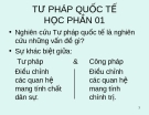 Bài giảng Tư pháp quốc tế: Chương 1