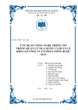 Tiểu luận: Ứng dụng công nghệ thông tin trong quản lý mua hàng và quản lý kho tại công ty cổ phần nông dược Hai