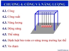 Bài giảng Vật lý đại cương - Chương 4: Công và năng lượng