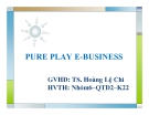 Thuyết trình: PURE PLAY E-BUSINESS