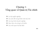 Bài giảng Quản trị tài chính - Chương 1: Tổng quan về quản trị tài chính