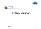 Bài giảng Kế toán quản trị: Chương 4 - ThS. Nguyễn Thị Phước