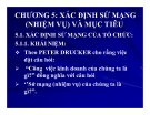 Bài giảng Quản trị chiến lược - Chương 5: Xác định sứ mạng (nhiệm vụ) và mục tiêu