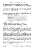 Đề thi và gợi ý đáp án Đại học môn Vật lí khối A & A1 năm 2014 (Mã đề 391)