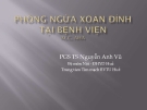 Bài giảng Phòng ngừa xoắn đỉnh tại bệnh viện - PGS.TS. Nguyễn Anh Vũ