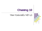 Bài giảng Thủy văn công trình: Chương 10