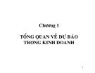 Bài giảng Dự báo kinh doanh - Chương 1: Tổng quan về dự báo trong kinh doanh