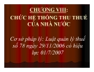 Bài giảng Thuế: Chương 8 - TS. Nguyễn Văn Nhơn