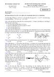 Đề thi Đại học môn Vật lí khối A & A1 năm 2014 (Mã đề 692)