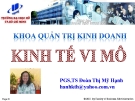 Bài giảng Kinh tế vi mô: Bài 2 - Đoàn Thị Mỹ Hạnh