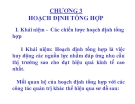 Bài giảng Quản trị sản xuất - Chương 3: Hoạch định tổng hợp (2014)