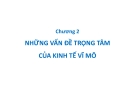 Bài giảng Kinh tế vĩ mô - Chương 2: Những vấn đề trọng tâm của kinh tế vĩ mô