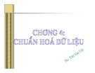 Bài giảng Hệ quản trị cơ sở dữ liệu: Chương 4 - ThS. Trần Văn Ước