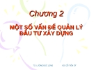 Bài giảng Kinh tế xây dựng: Chương 2 - Lương Đức Long