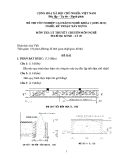 Đề thi lý thuyết Kỹ thuật xây dựng năm 2012 (Mã đề LT40)