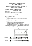 Đề thi lý thuyết Kỹ thuật xây dựng năm 2012 (Mã đề LT25)