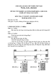 Đề thi lý thuyết Kỹ thuật xây dựng năm 2012 (Mã đề LT23)