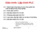 Bài giảng Lập trình PLC - Bùi Mạnh Cường