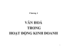 Bài giảng Văn hóa doanh nghiệp: Chương 4 - GV. Trần Bình Định