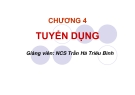 Bài giảng Quản trị nguồn nhân lực - Chương 2: Tuyển dụng