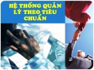 Bài giảng Hệ thống quản lý theo tiêu chuẩn