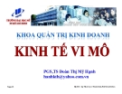 Bài giảng Kinh tế vi mô: Bài 8 - PGS,TS Đoàn Thị Mỹ Hạnh