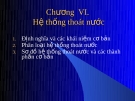 Bài giảng Mạng lưới thoát nước: Chương 6