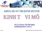 Bài giảng Kinh tế vi mô: Bài 4 - PGS.TS Đoàn Thị Mỹ Hạnh