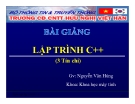 Bài giảng Lập trình C++: Chương 2 - GV. Nguyễn Văn Hùng