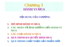 Bài giảng Marketing Quốc tế - Chương 3: Hành vi mua