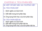 Bài giảng Giải tích 2: Chương 2.0 - Nguyễn Thị Xuân Anh