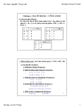 Bài giảng Chương 2: Đại số Boole - cổng logic - Nguyễn Trọng Luật