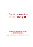 Tóm tắt bài giảng Hình họa II - Hà Thị Thúy Hằng