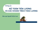 Bài giảng Kế toán tài chính: Chương 6 - Nguyễn Thị Kim Loan