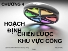 Bài giảng Quản trị chiến lược trong khu vực công: Chương 4 - ThS. Lê Hồng Hạnh