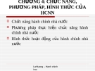 Bài giảng Lý luận hành chính nhà nước: Chương 4